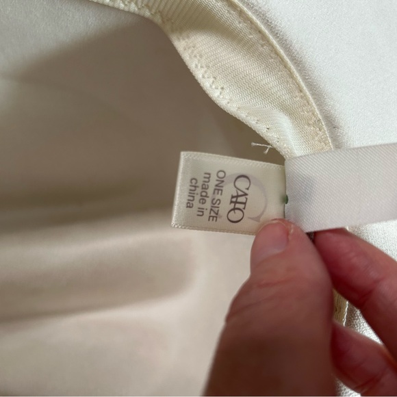 Cato Pearl-Embellished Cream Cowgirl Hat One Size Bachelorette Country Concert - Picture 7 of 16